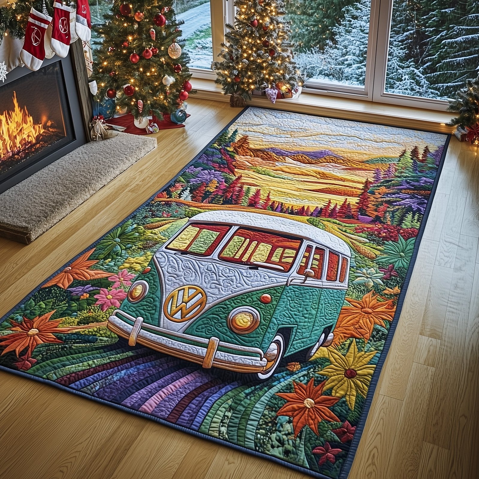 Hippie Van Runner Rug - Nature Design | Serene Runner Rug