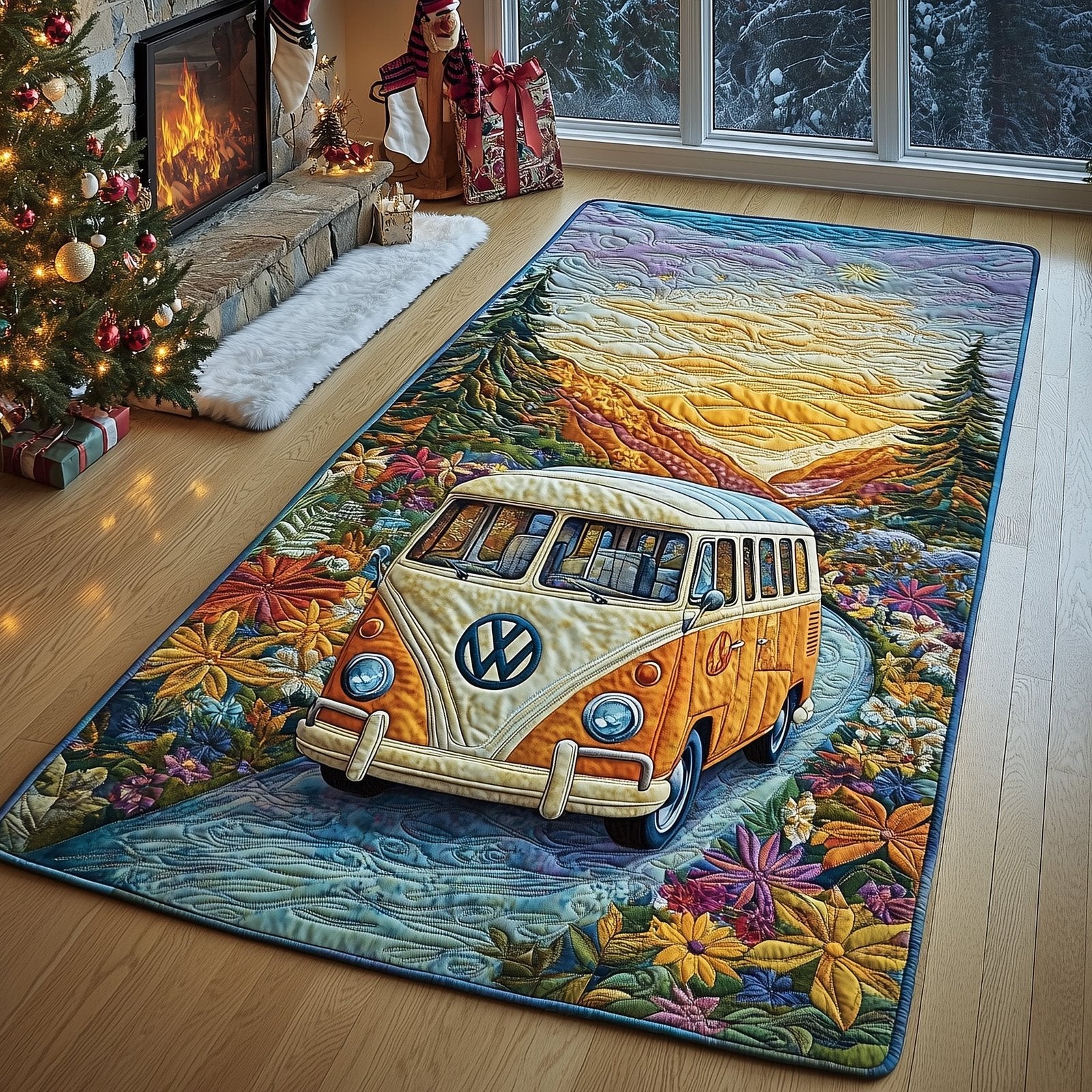 Hippie Van Runner Rug - Nature Design | Serene Runner Rug