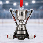Hockey Champion Trophy Christmas Ornament