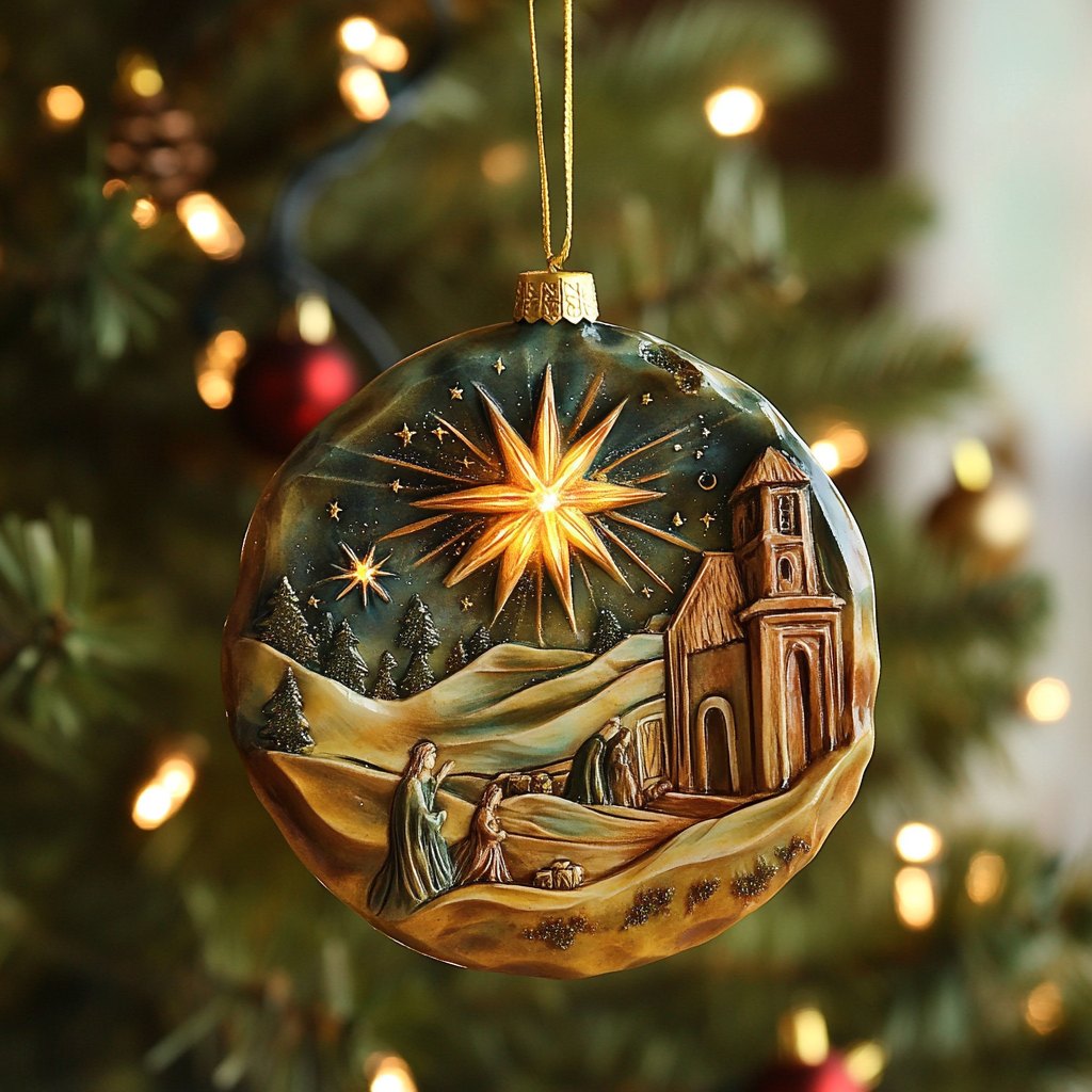 Red Feather Haven Christmas Ornament