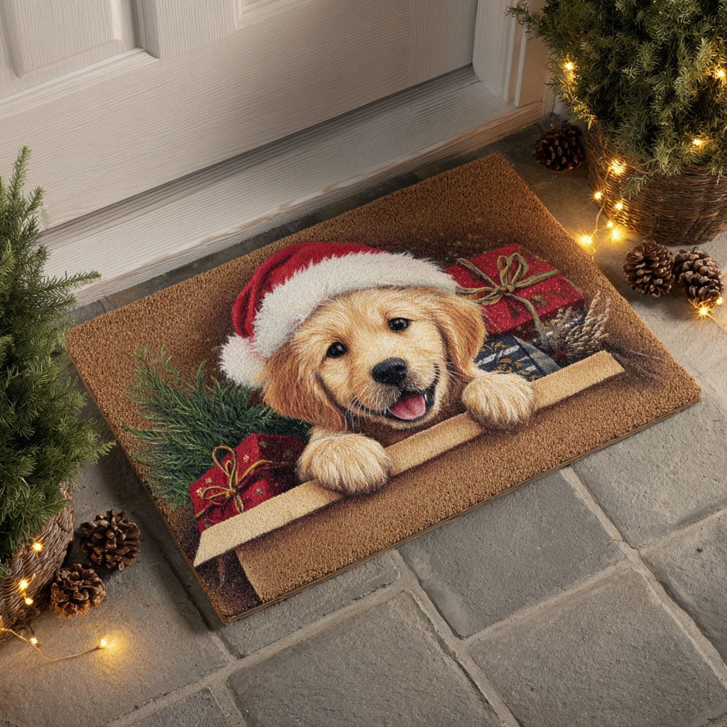 Holiday Cheer Doormat - Nature Design | Printed Welcome Doormat