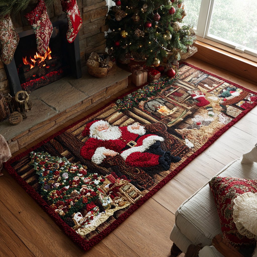 Holiday Cheer Runner Carpet Runner Rug - Cute Pet Design | Animal Printed Runner Rug