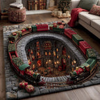 Holiday Express area rug in a living room