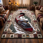 Holiday Express area rug in a living room