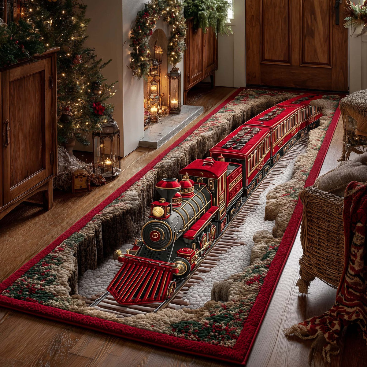 Holiday Express Runner Rug - Nature Design | Serene Runner Rug