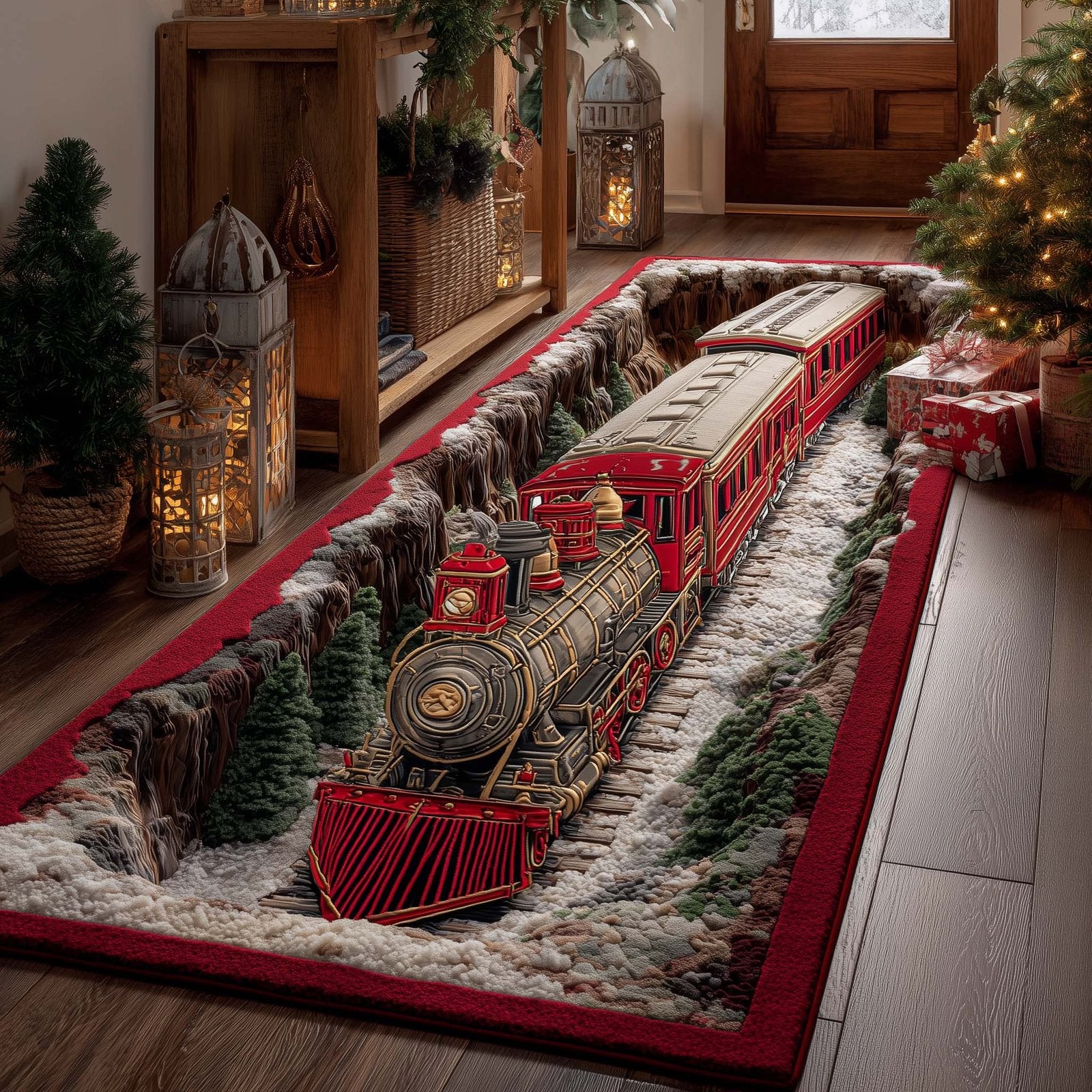 Holiday Express Runner Rug - Nature Design | Serene Runner Rug