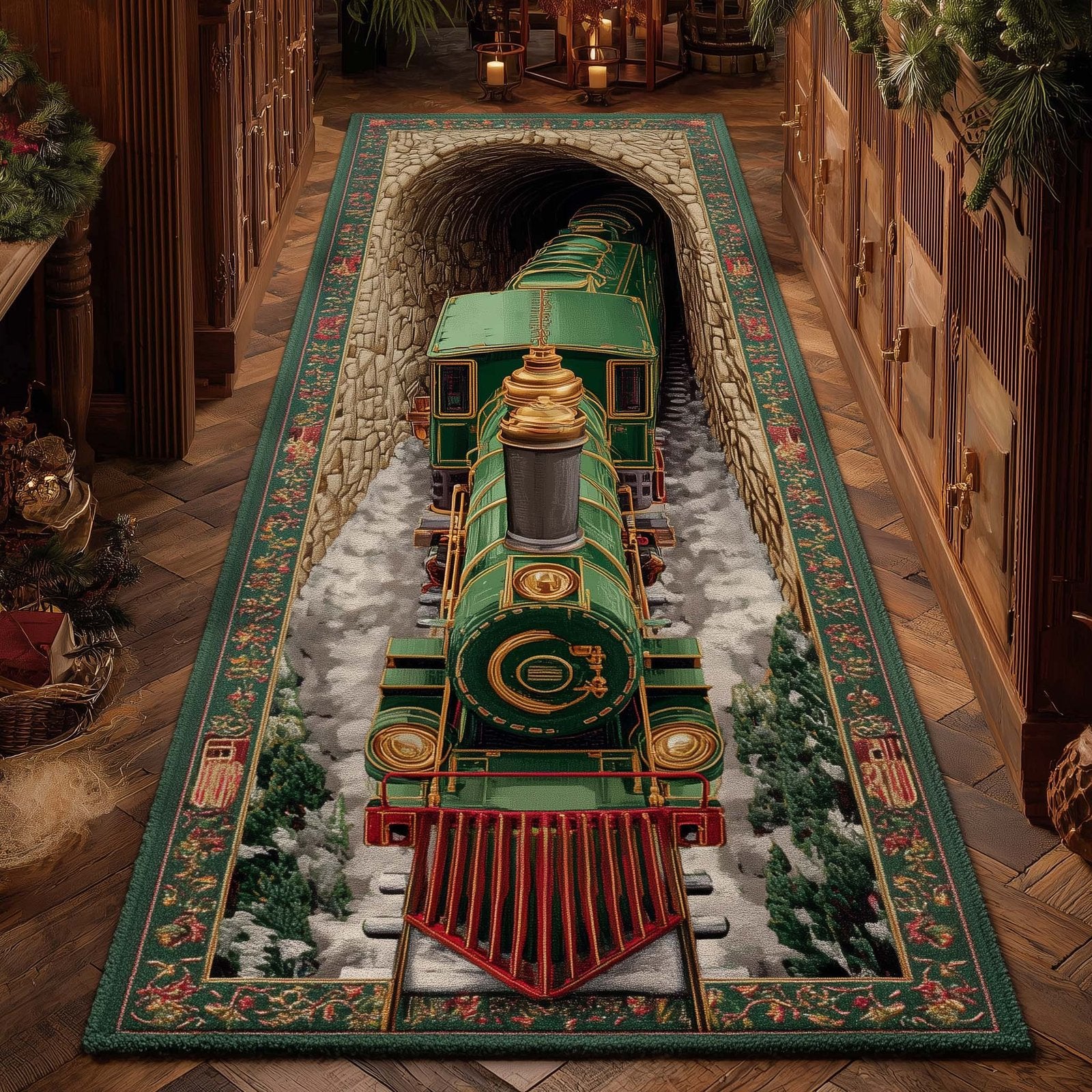 Holiday Express Runner Rug - Nature Design | Serene Runner Rug