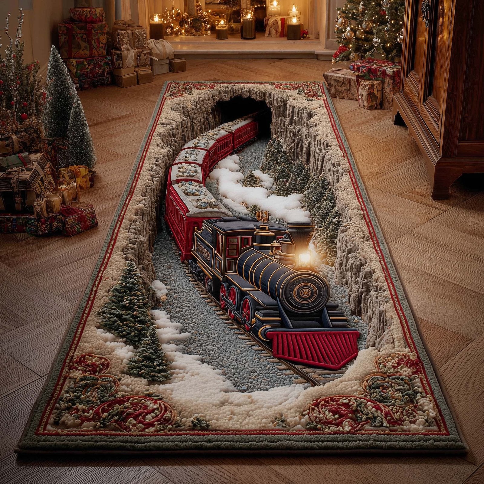 Holiday Express Runner Rug - Nature Design | Serene Runner Rug