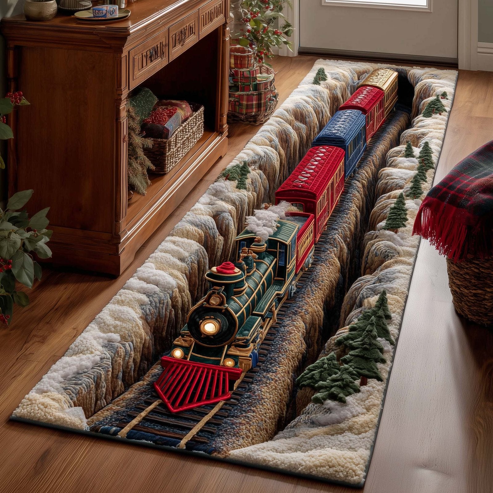 Holiday Express Runner Rug - Nature Design | Serene Runner Rug