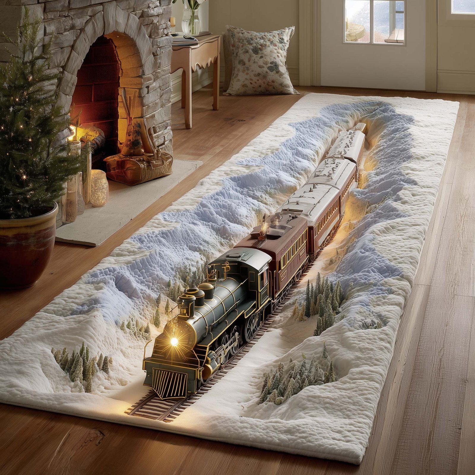 Holiday Express Runner Rug - Nature Design | Serene Runner Rug