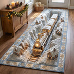 Holiday Express Runner Rug - Nature Design | Nature Hallway Runner - washable non-slip printed rug