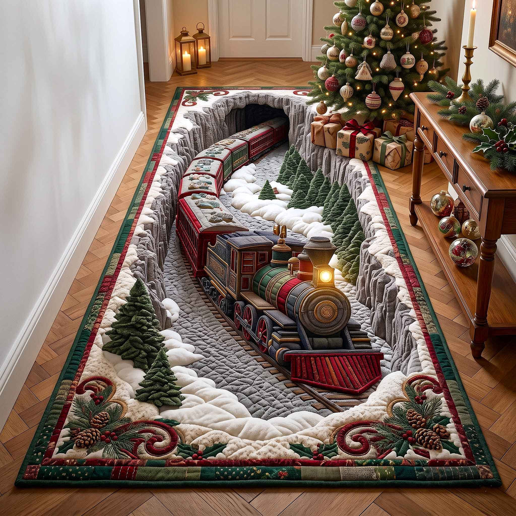 Holiday Express Runner Rug - Nature Design | Nature Rug Runner - washable non-slip printed rug