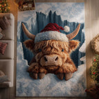 Holiday Farmstead area rug in a living room