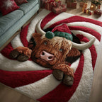 Holiday Farmstead area rug in a living room