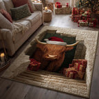 Holiday Farmstead area rug in a living room
