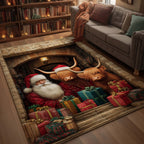 Holiday Farmstead area rug in a living room