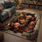 Holiday Farmstead area rug in a living room