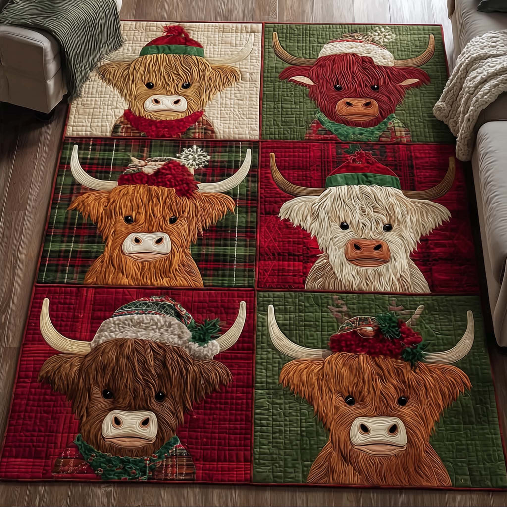 Holiday Farmstead area rug in a living room