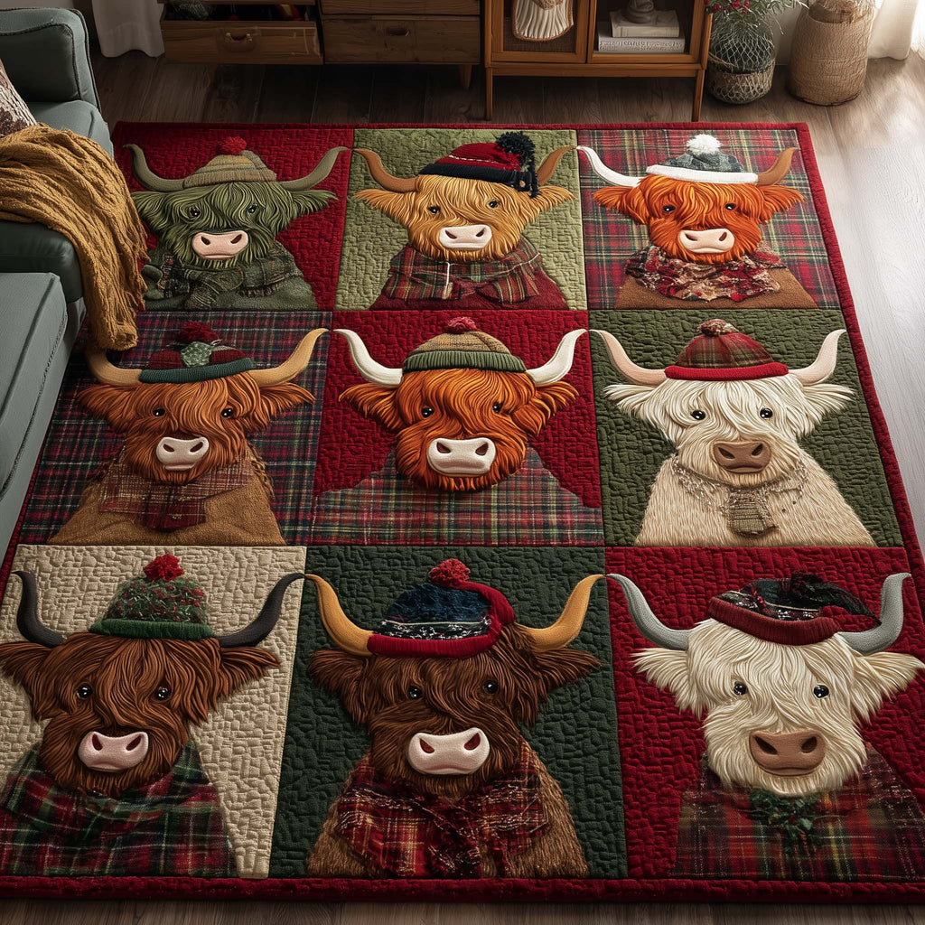 Holiday Farmstead area rug in a living room