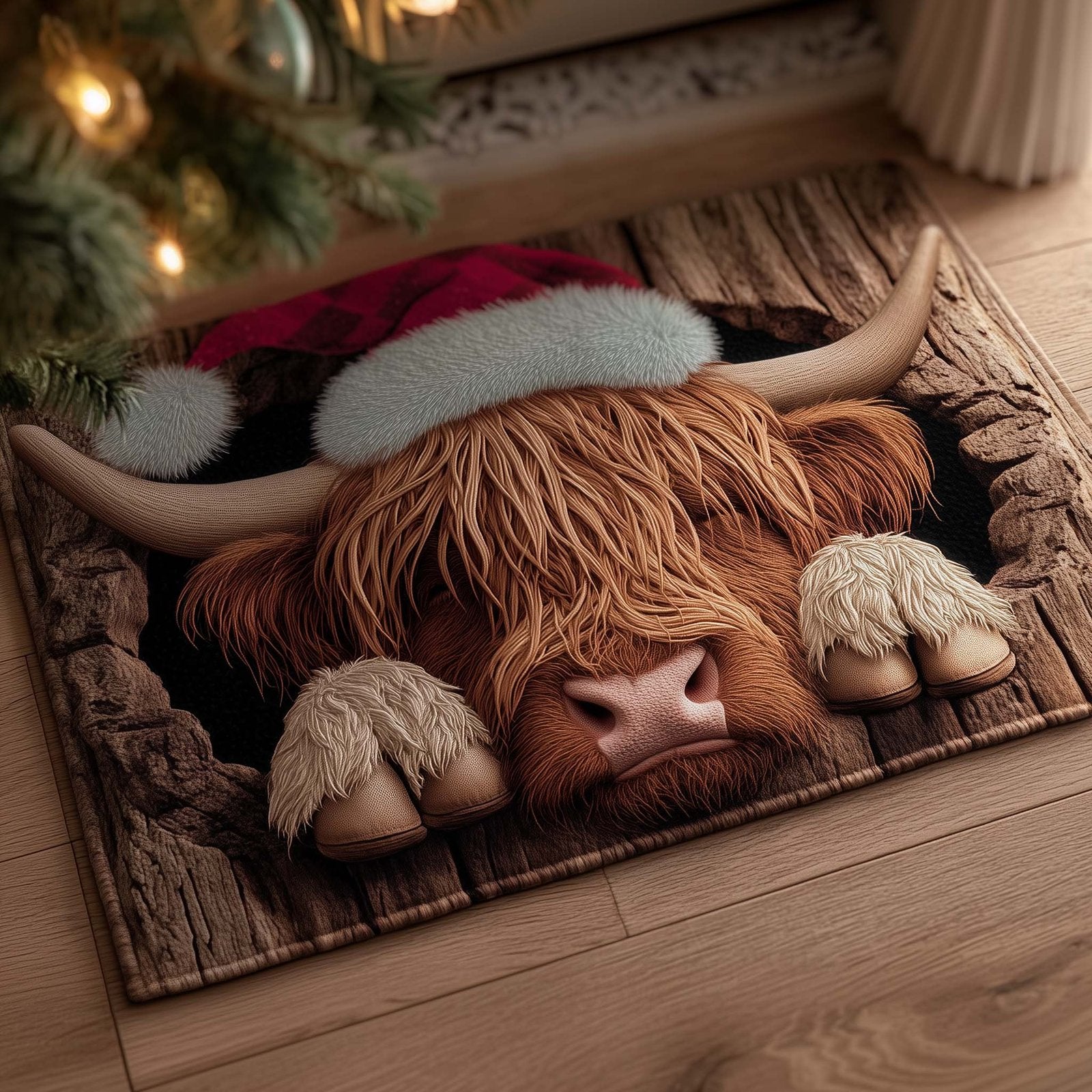 Holiday Farmstead Doormat - Nature Design | Printed Welcome Doormat