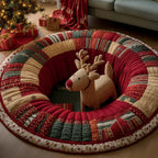 Holiday Glow Round Mat Rug - Nature Design | Serene Home Decor