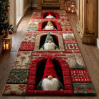 Holiday Gnomes Runner Carpet Runner Rug - Cute Pet Design | Animal Printed Runner Rug