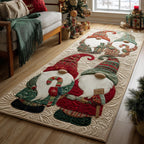 Holiday Helpers Runner Carpet Runner Rug - Cute Pet Design | Animal Printed Runner Rug