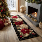 Holiday Lane Runner Carpet Runner Rug - Cute Pet Design | Animal Printed Runner Rug