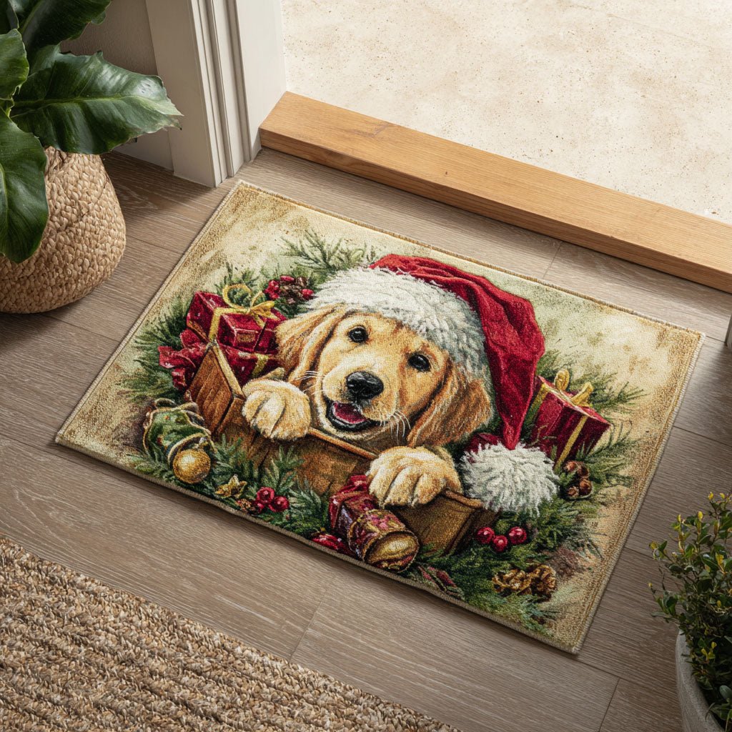 Holiday Paws Doormat - Nature Design | Printed Welcome Doormat