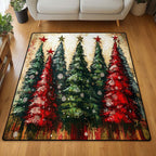 Holiday Pines area rug in a living room