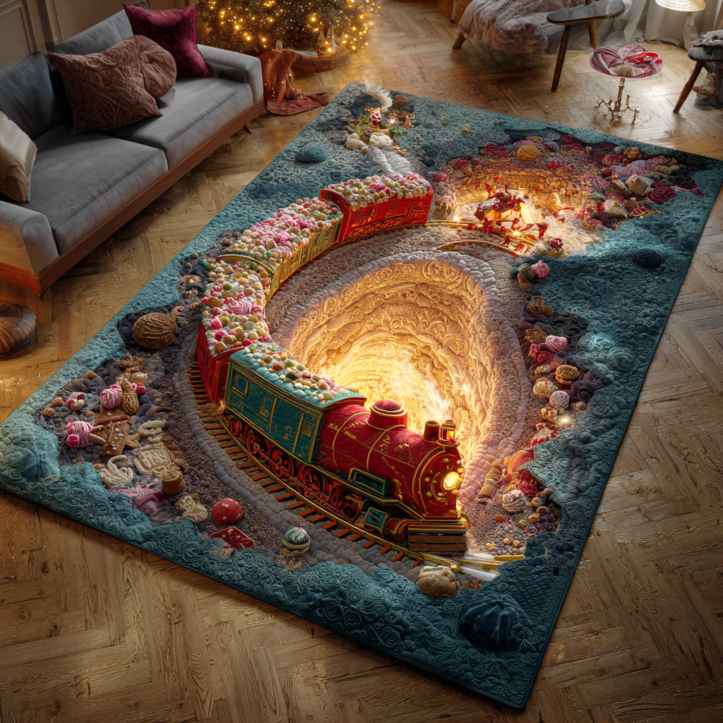 Holiday Rail Spirit area rug in a living room