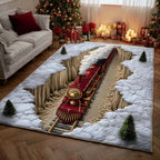 Holiday Rails area rug in a living room