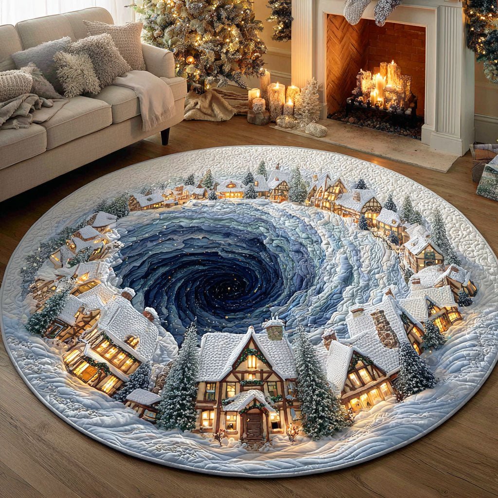 Holiday Spark Round Mat Rug - Nature Design | Serene Home Decor