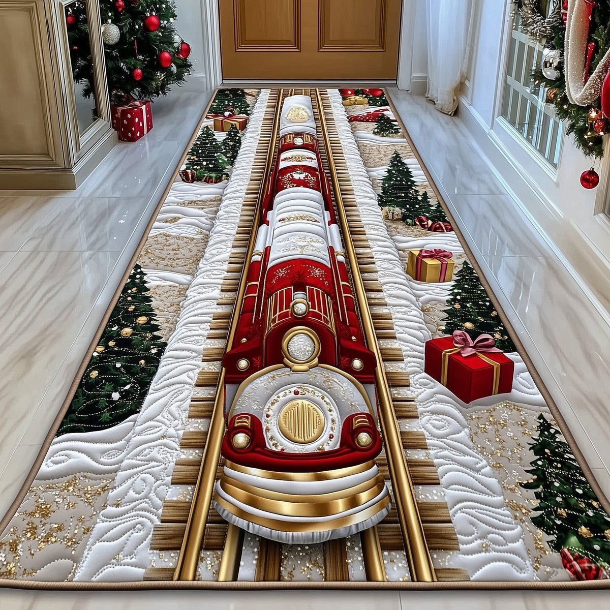 Holiday Trail Runner Rug - Nature Design | Serene Runner Rug
