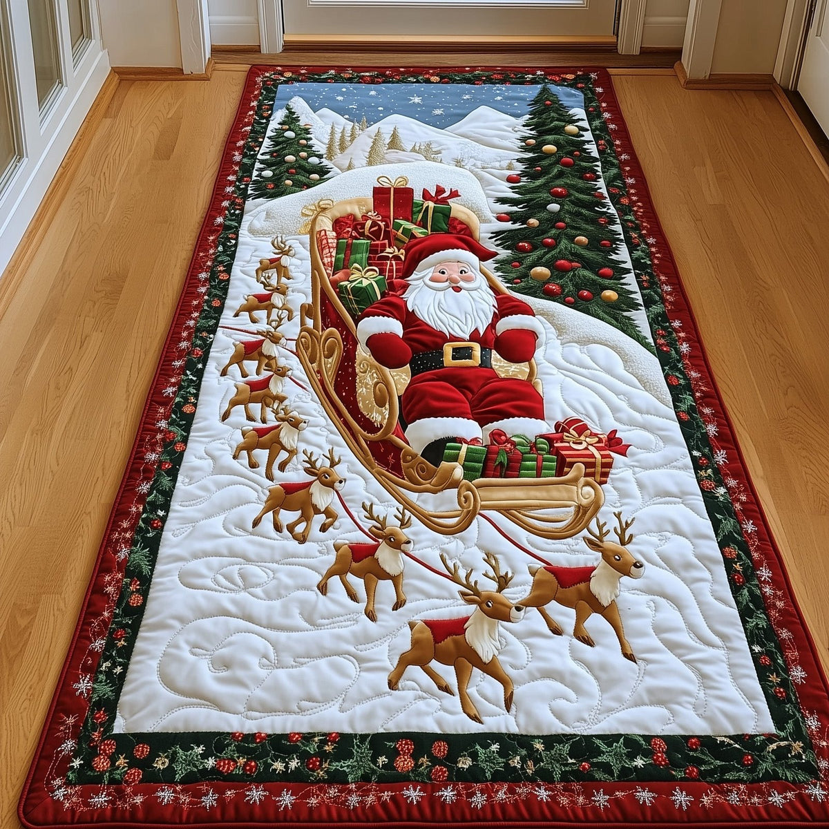 Holiday Trail Runner Rug - Nature Design | Serene Runner Rug