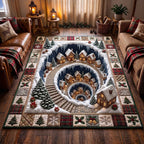 Holiday Village area rug in a living room
