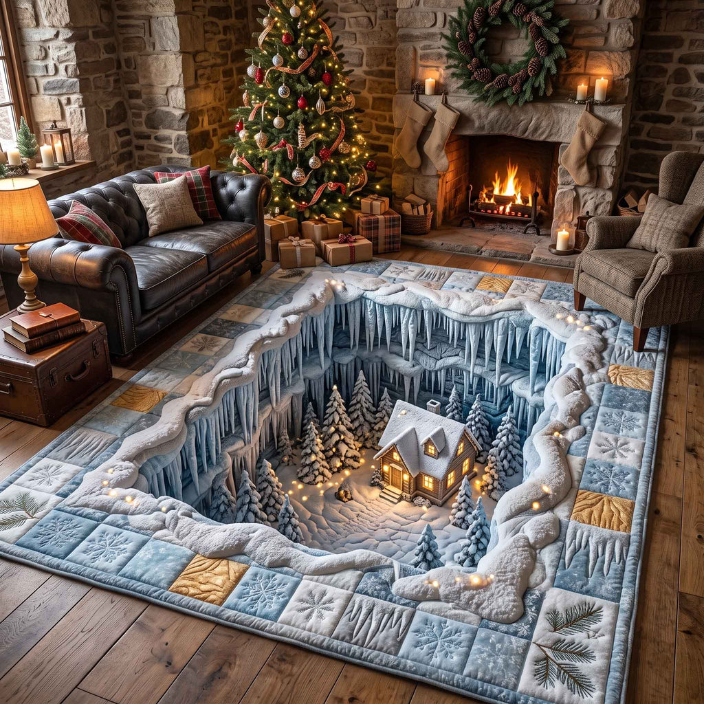 Holiday Village area rug in a living room