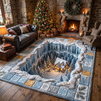 Holiday Village area rug in a living room
