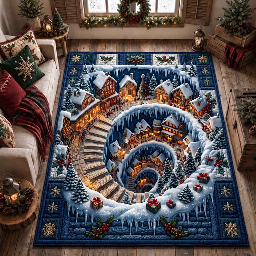 Holiday Village area rug in a living room