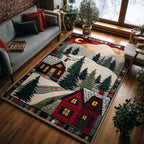 Holiday Village area rug in a living room