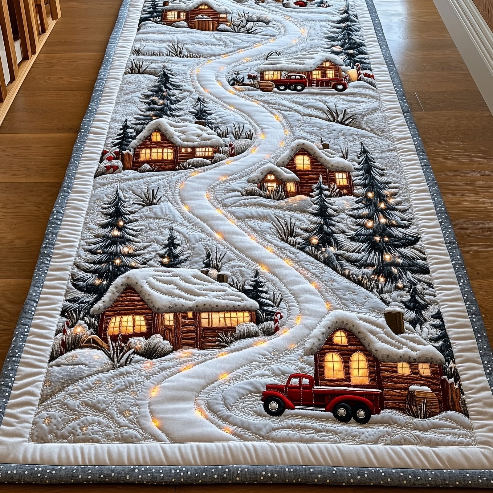 Holiday Village Runner Rug - Nature Design | Serene Runner Rug