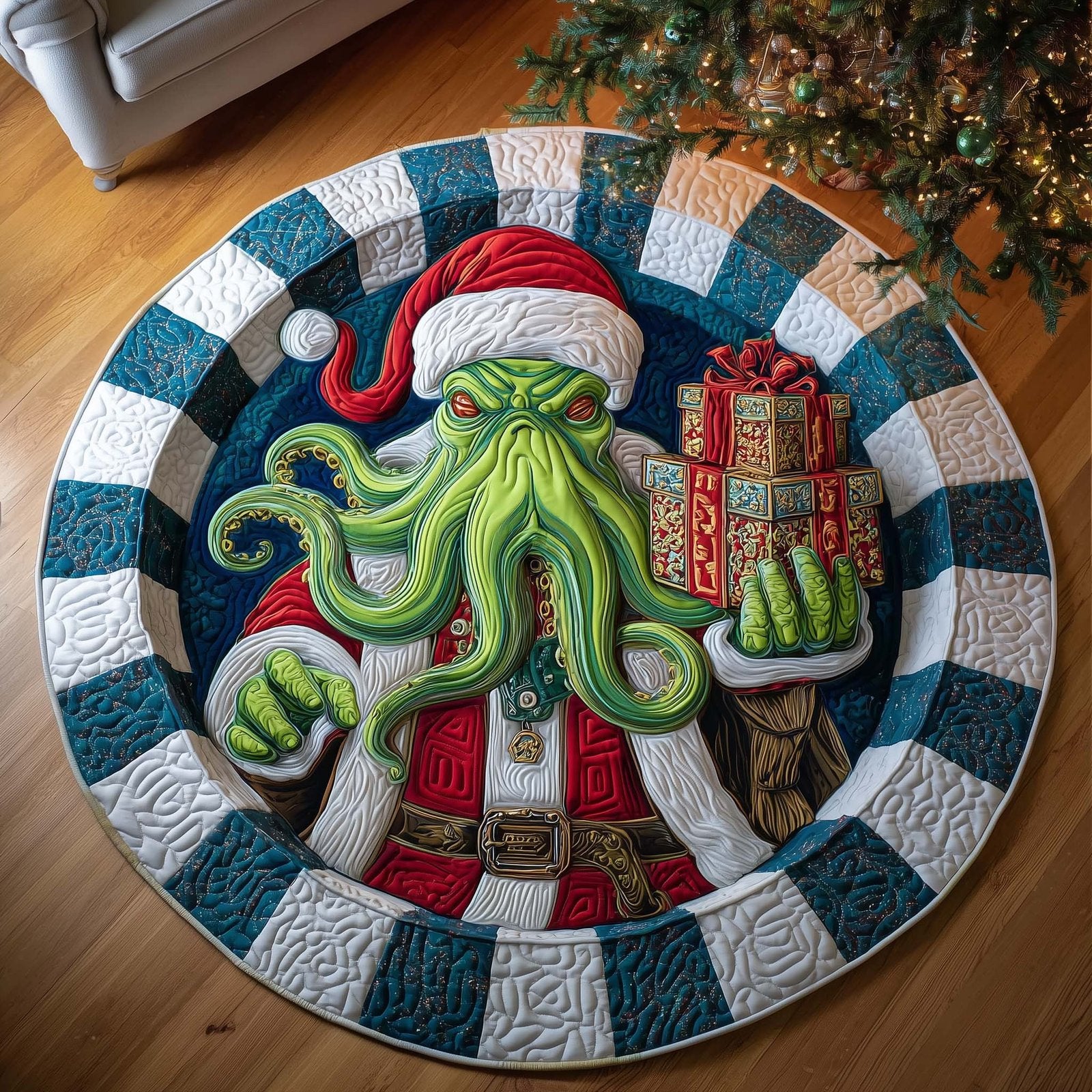 Holiday Voyage Round Mat Rug - Nature Design | Serene Home Decor