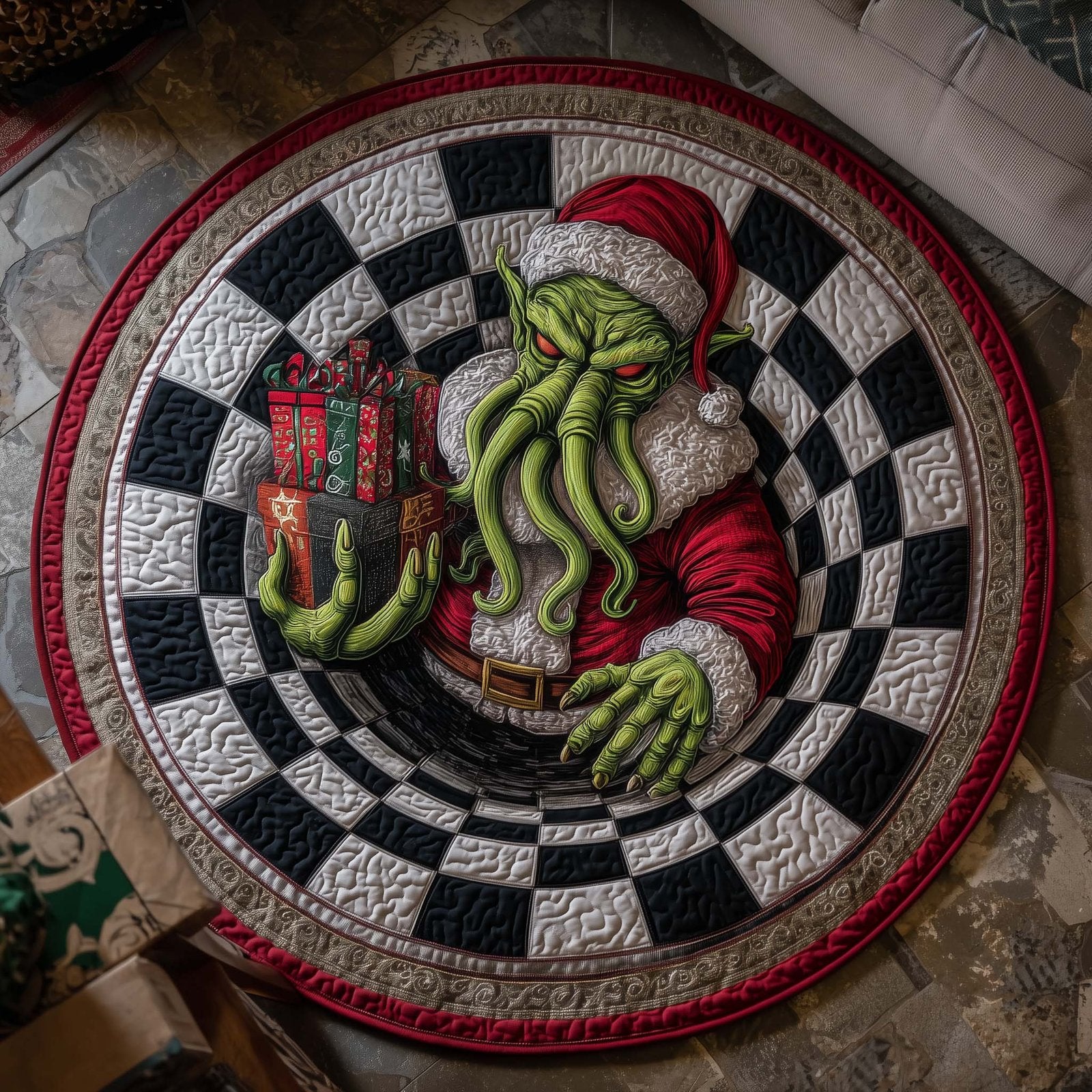 Holiday Voyage Round Mat Rug - Nature Design | Serene Home Decor
