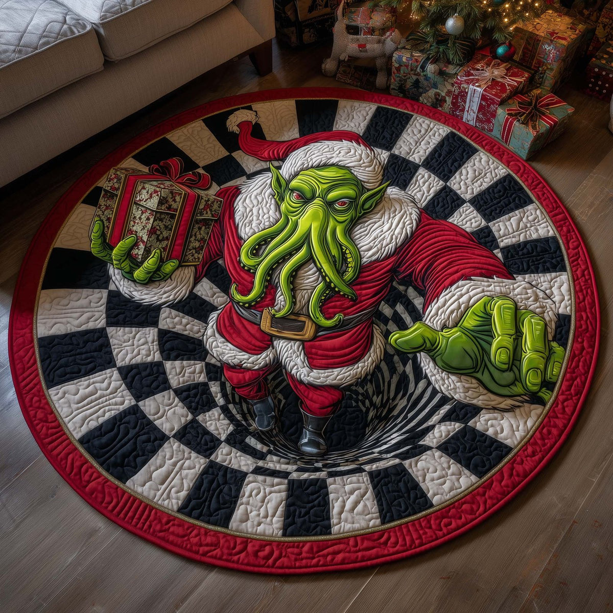 Holiday Voyage Round Mat Rug - Nature Design | Serene Home Decor