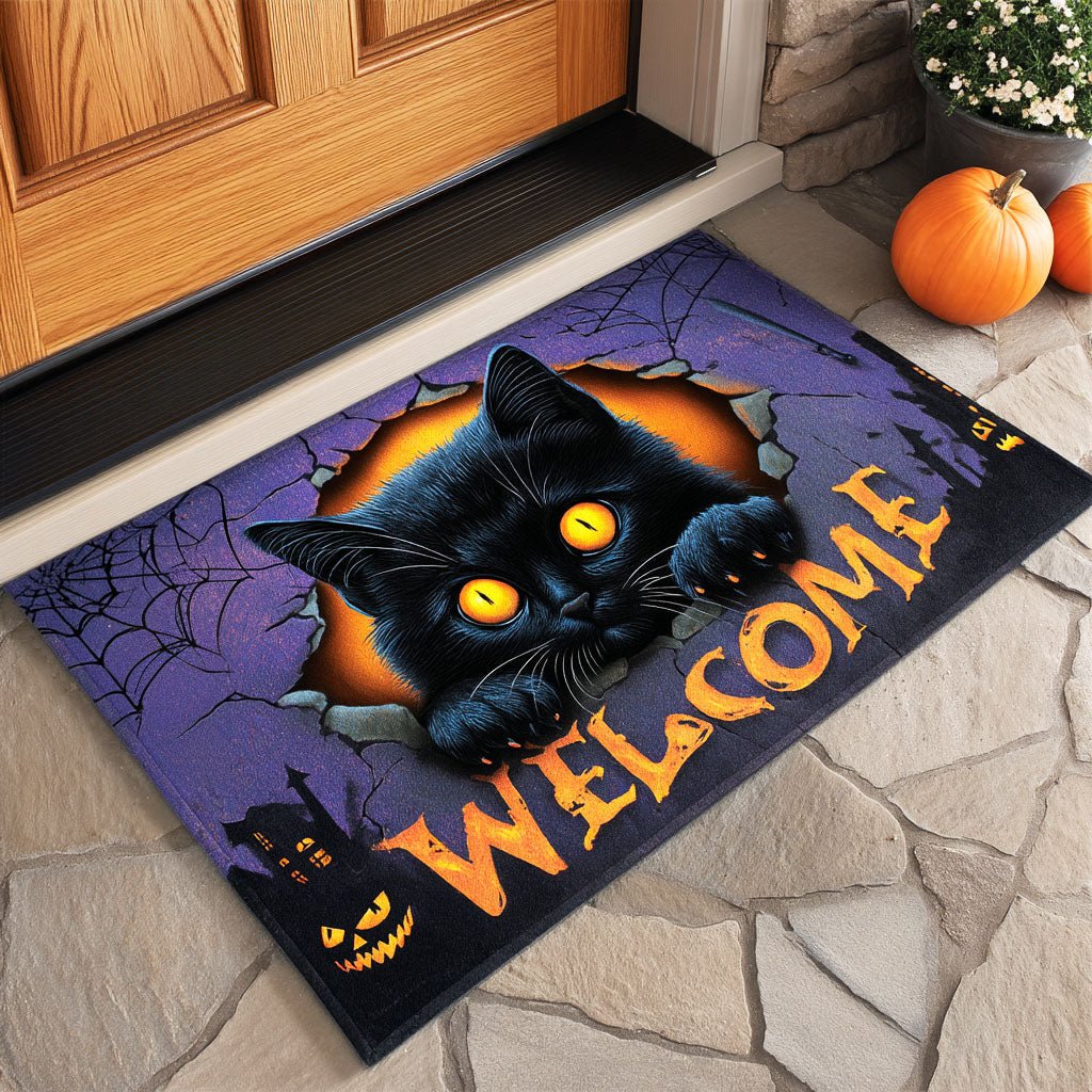 Hollow Gate Shadow Doormat - Nature Design | Printed Welcome Doormat