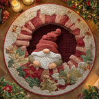 Holly Beard Round Mat Rug - washable non-slip printed rug