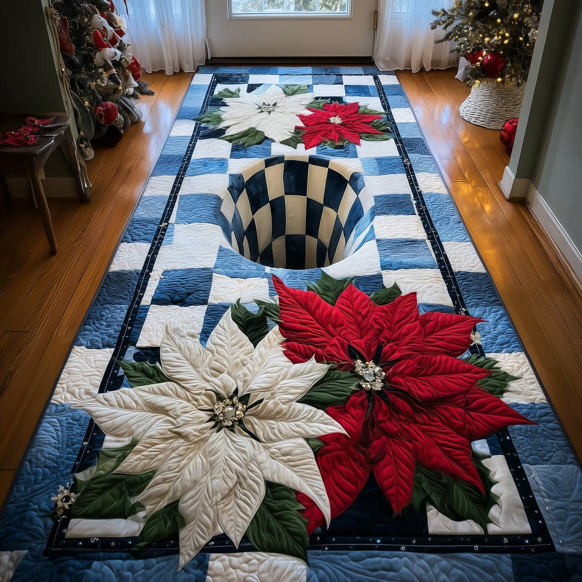 Holly Jolly Runner Rug - Nature Design | Serene Runner Rug