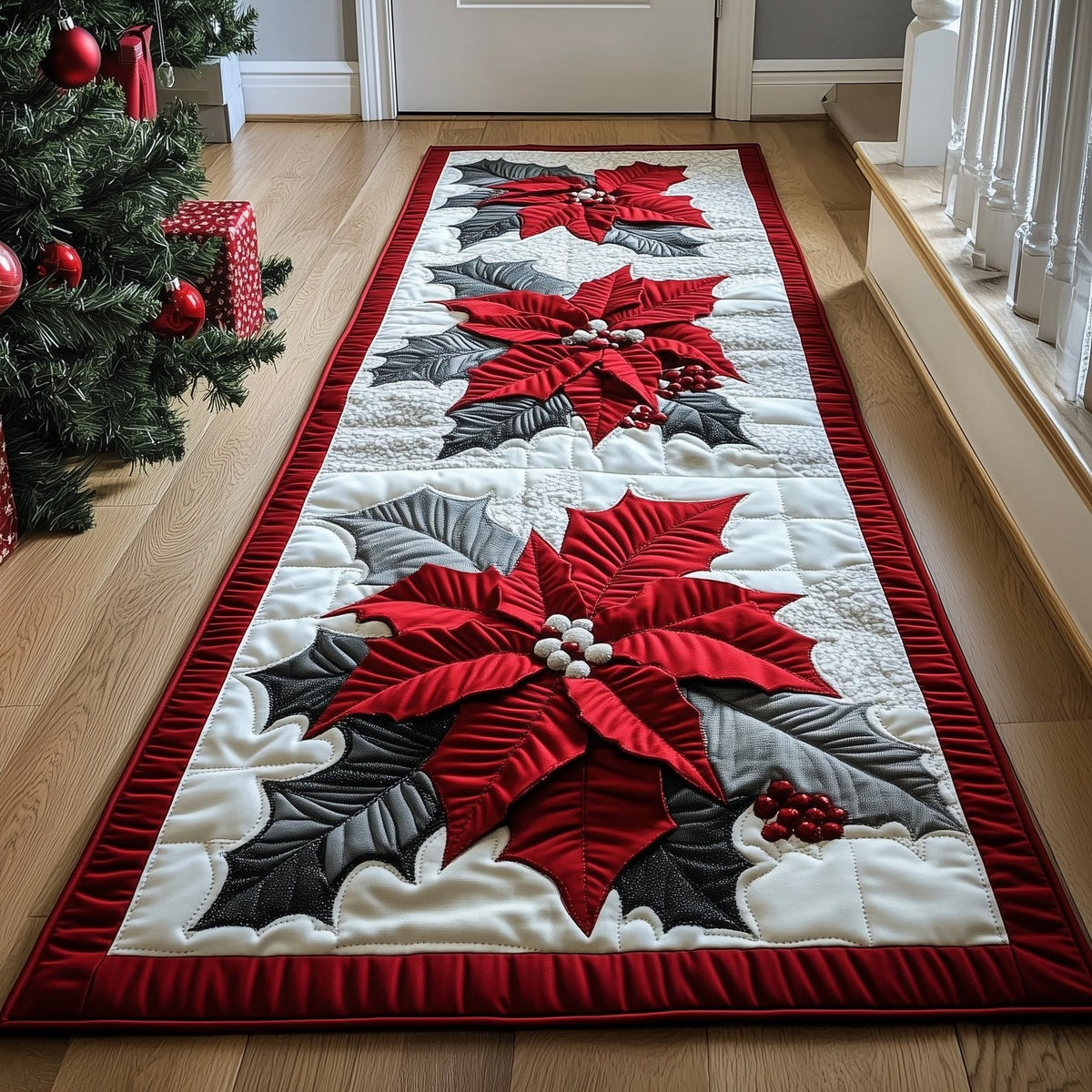 Holly Jolly Runner Rug - Nature Design | Serene Runner Rug