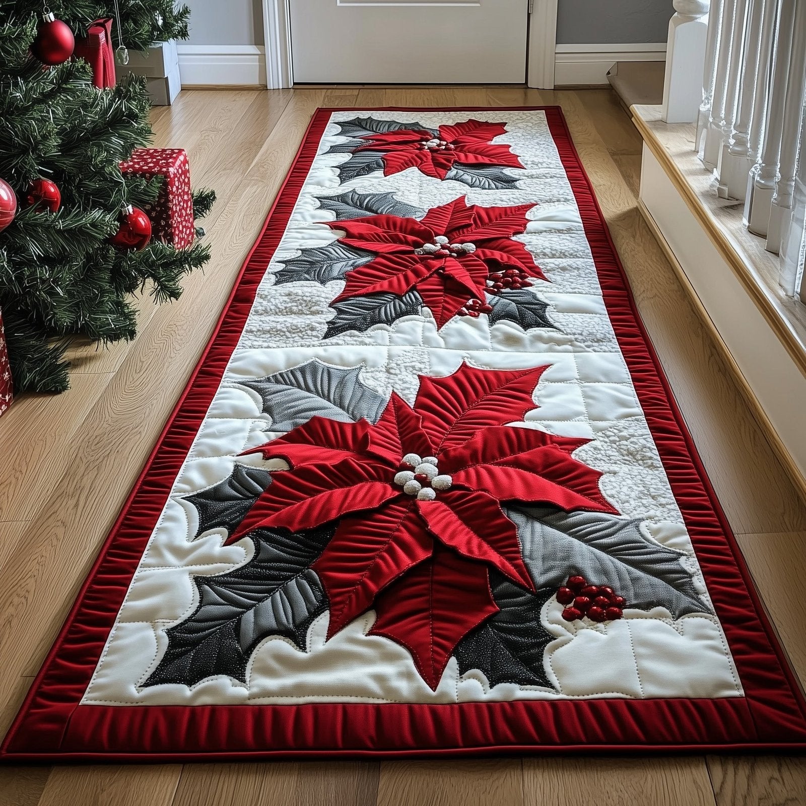 Holly Jolly Runner Rug - Nature Design | Serene Runner Rug
