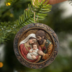 Holy Family Bliss Christmas Ornament